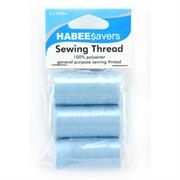  Polyester Sewing Thread Pack, 500m, Sky Blue
